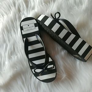 Kate Spade wedge flip flop